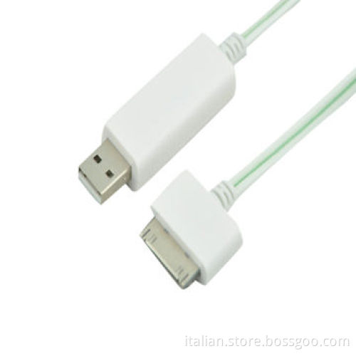 LED light cable for iPhone 4